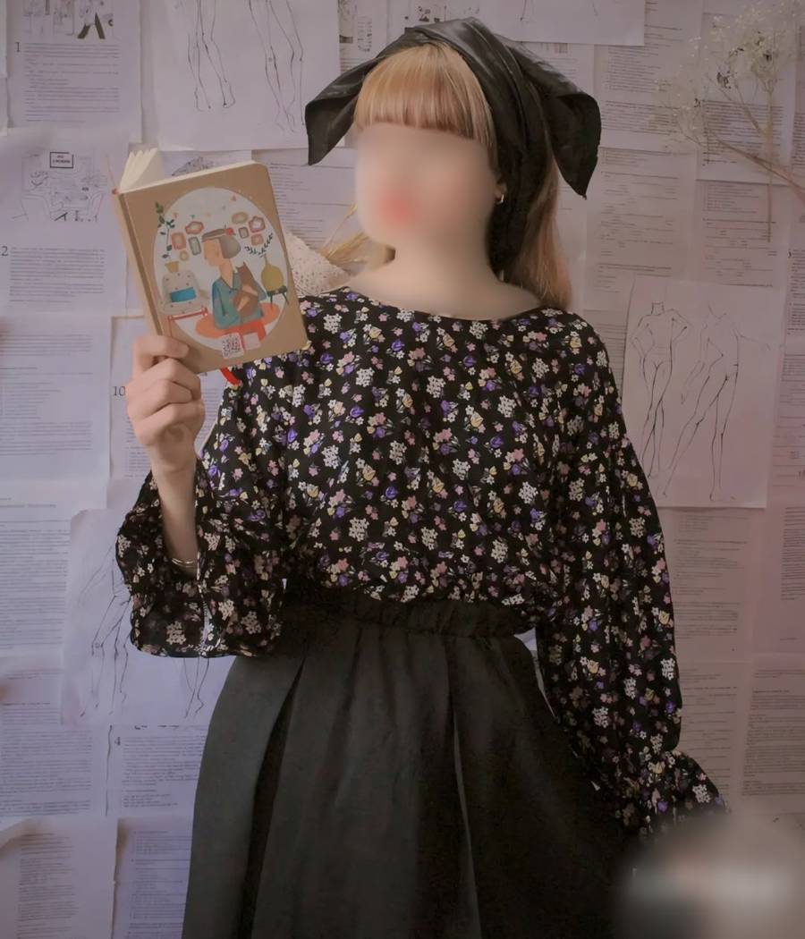 مدل شومیز گلدار با شلوار ساده 