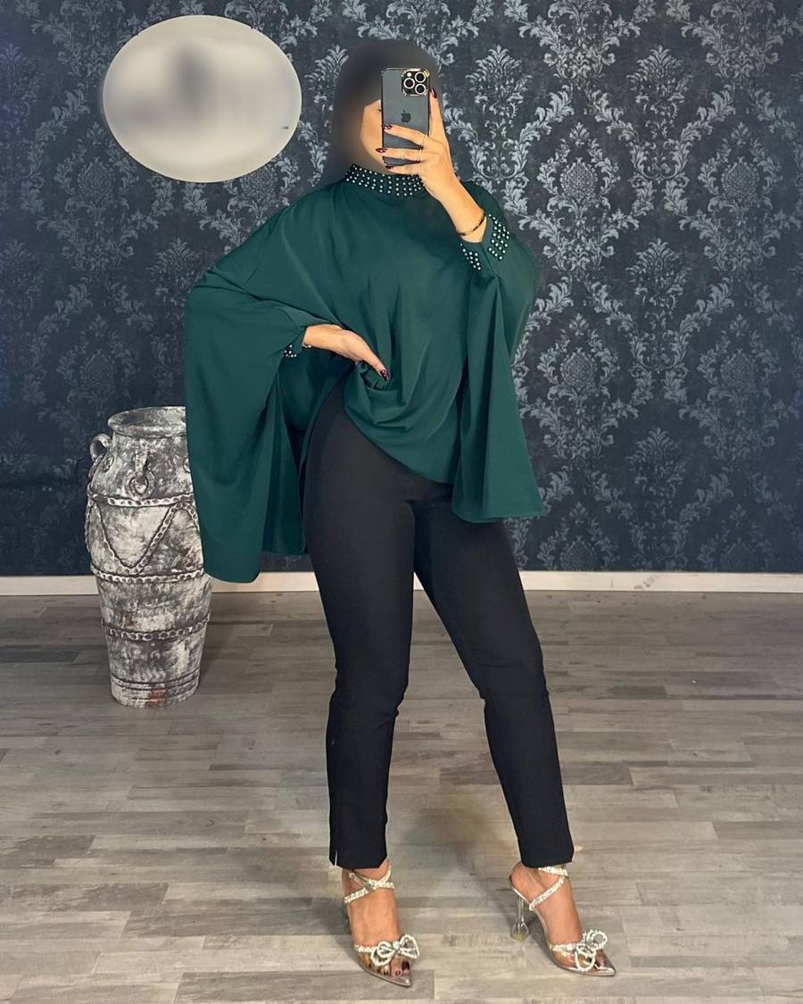 شومیز حریر مجلسی سایز بزرگ