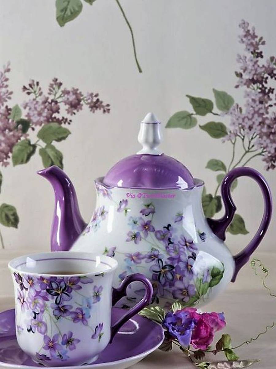 ست فنجان و نعلبکی فانتزی 