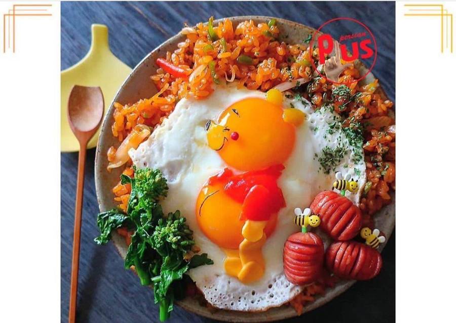 تزیین غذای سالم برای مهد کودک
