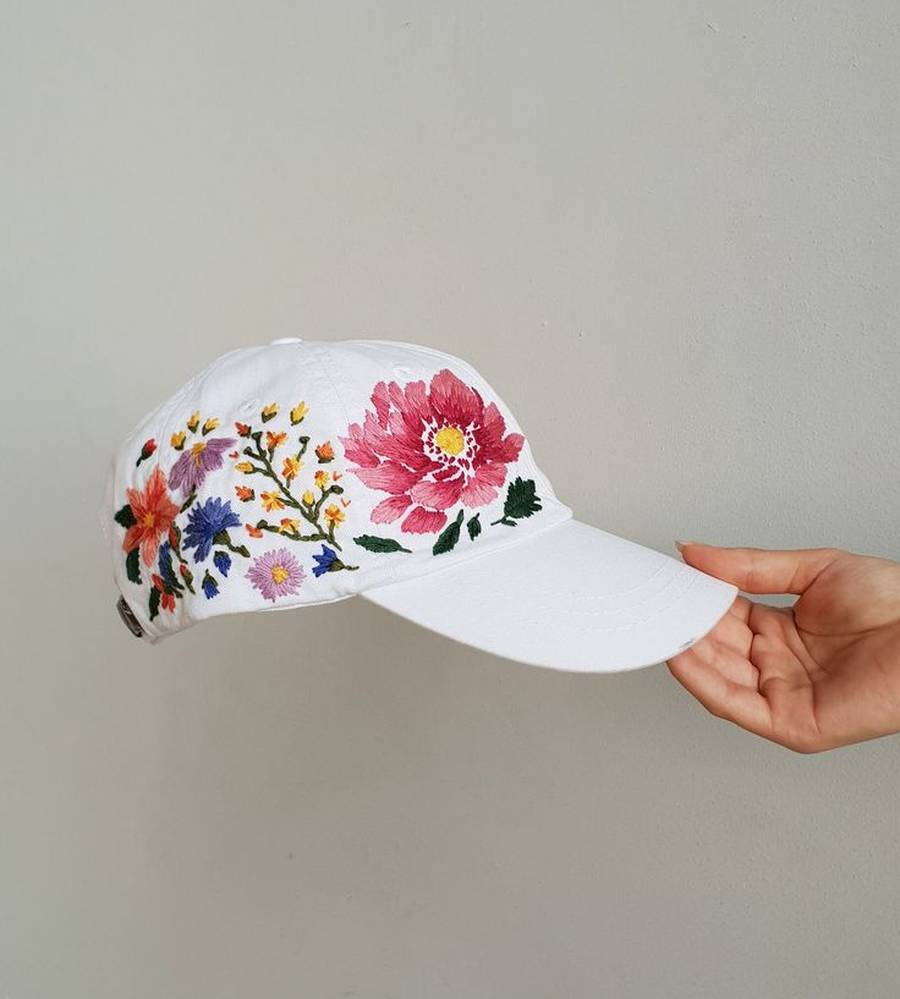 مدل کلاه دخترانه گلدوزی شده