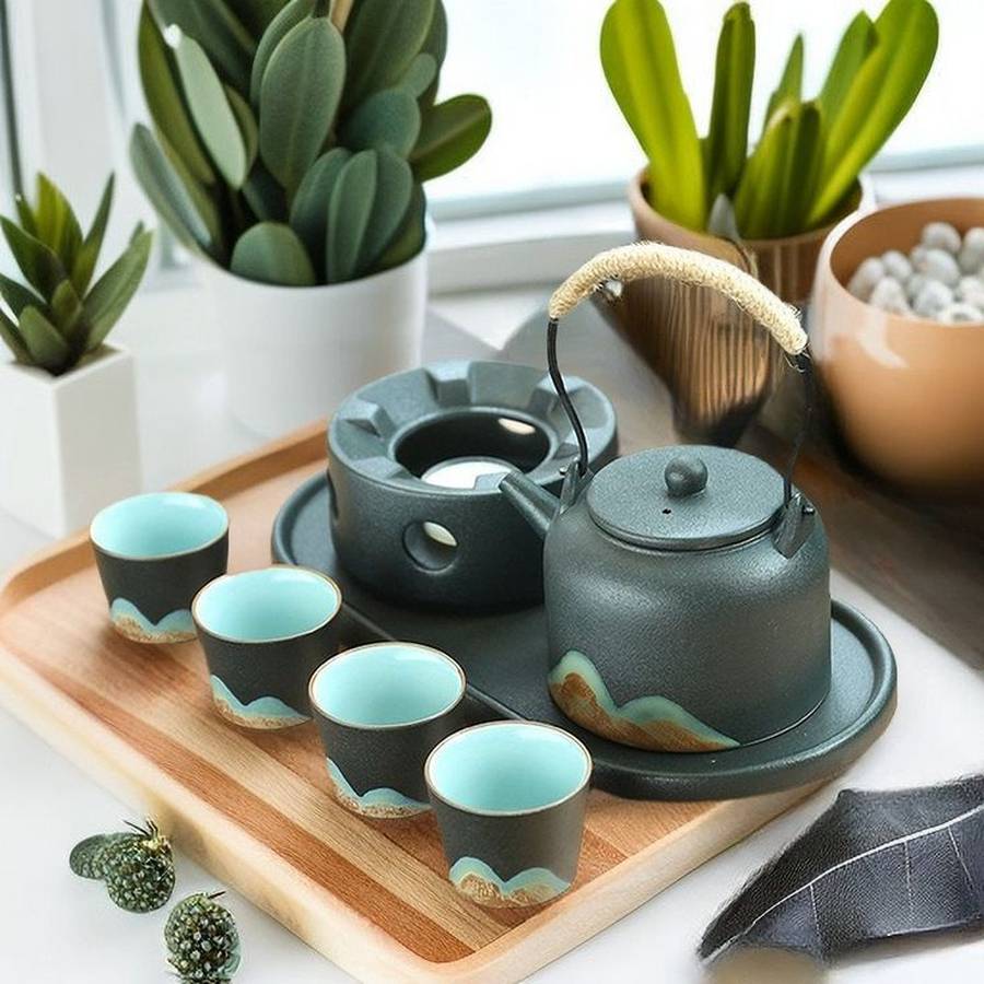  سرویس چای خوری طلایی