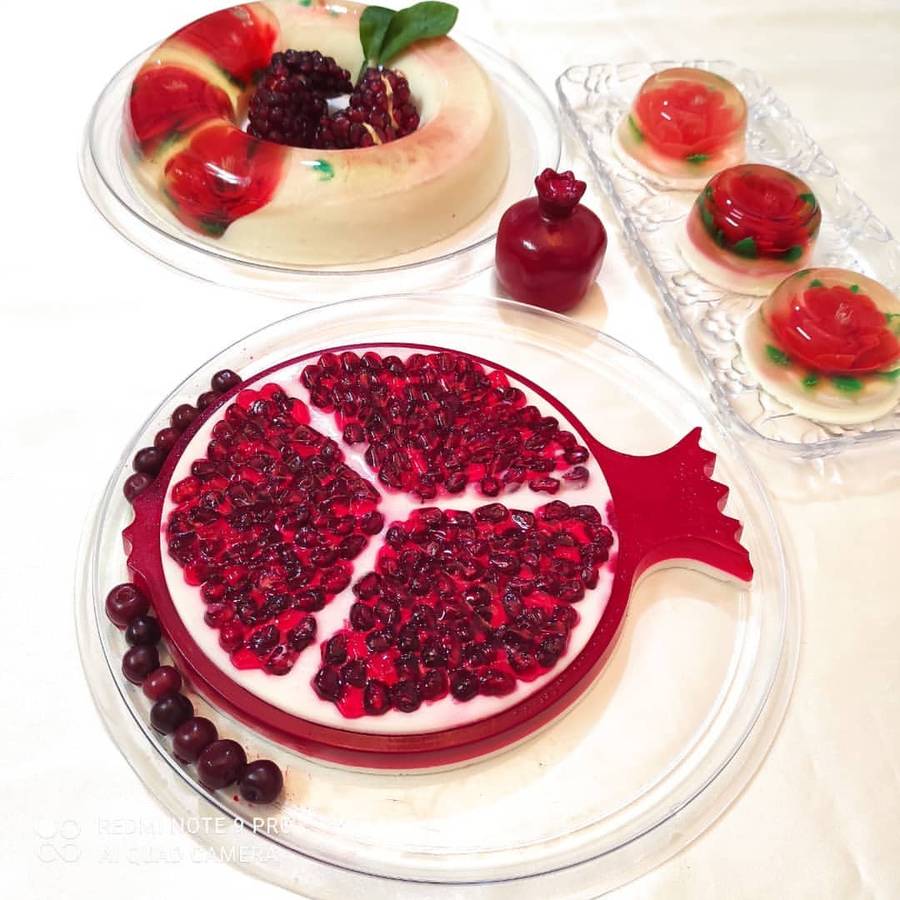 ژله شب یلدا برای مدرسه 