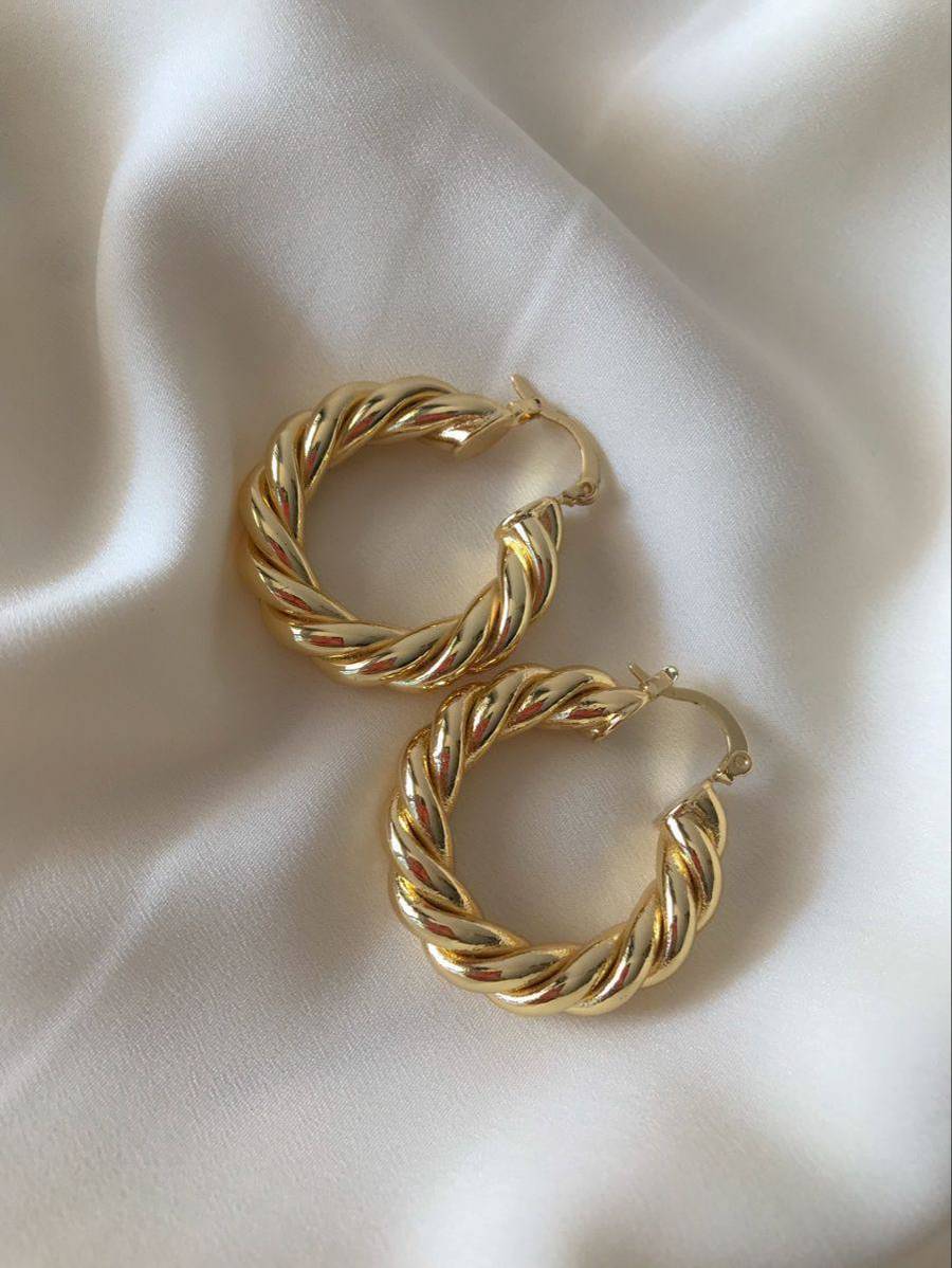 عکس گوشواره حلقه ای کوچک