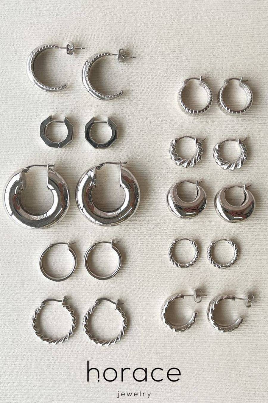 گوشواره طلا حلقه ای آویزدار