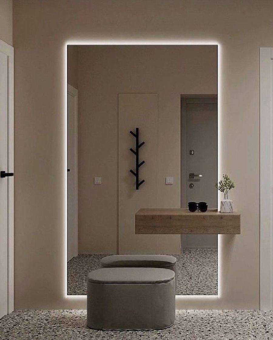 آینه کنسول دیواری ام دی اف