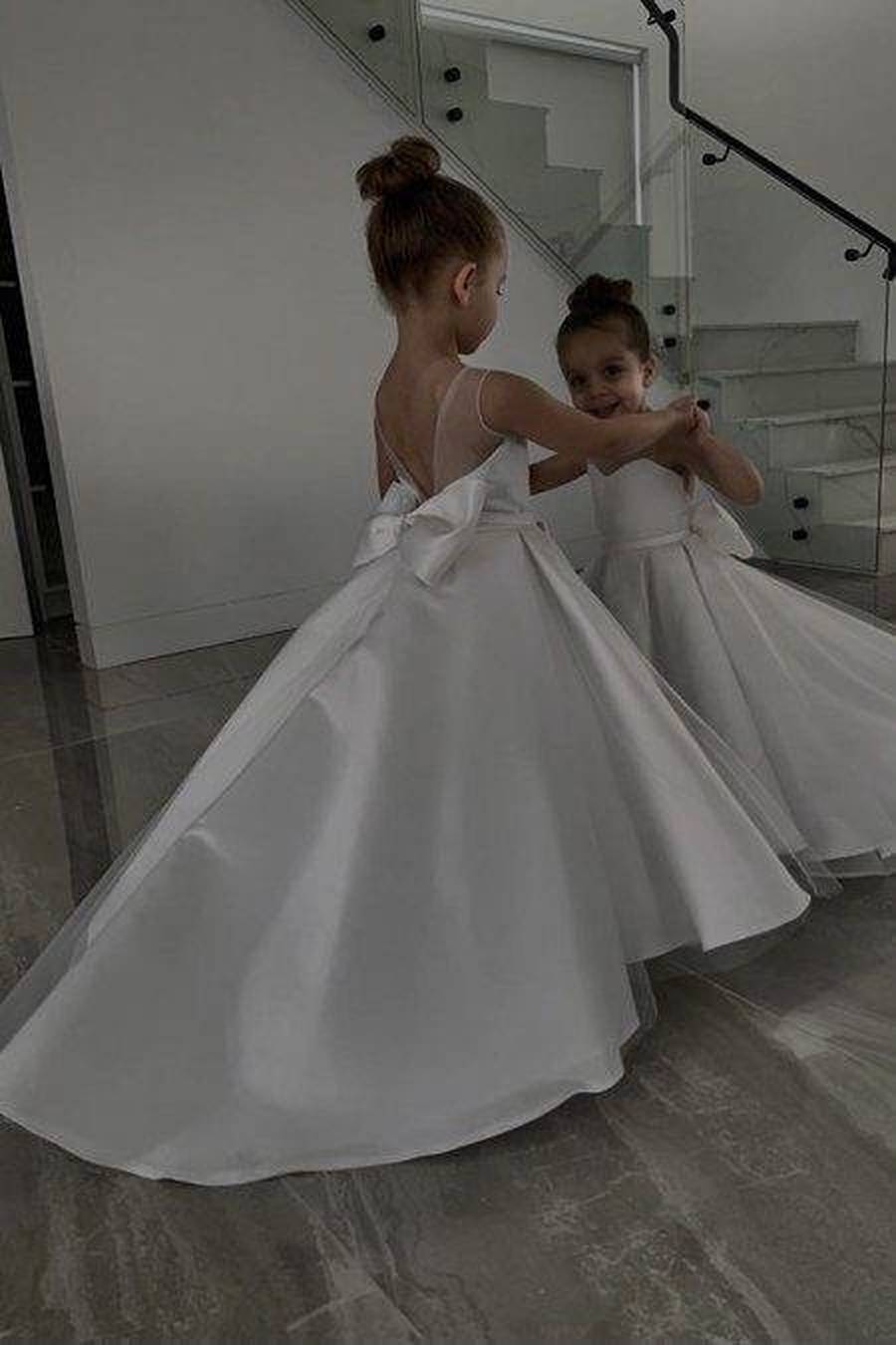 مدل لباس عروس بچه گانه زیبا