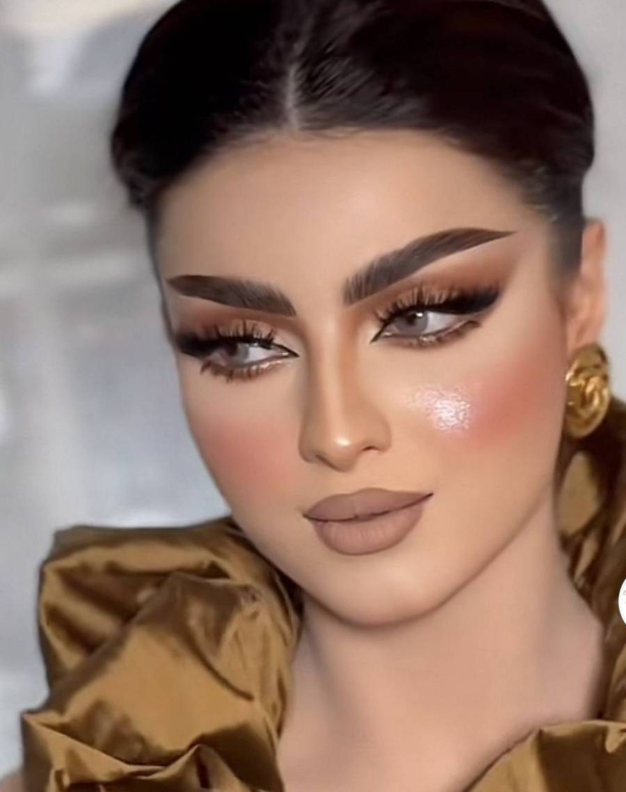 مدل آرایش صورت ملایم
