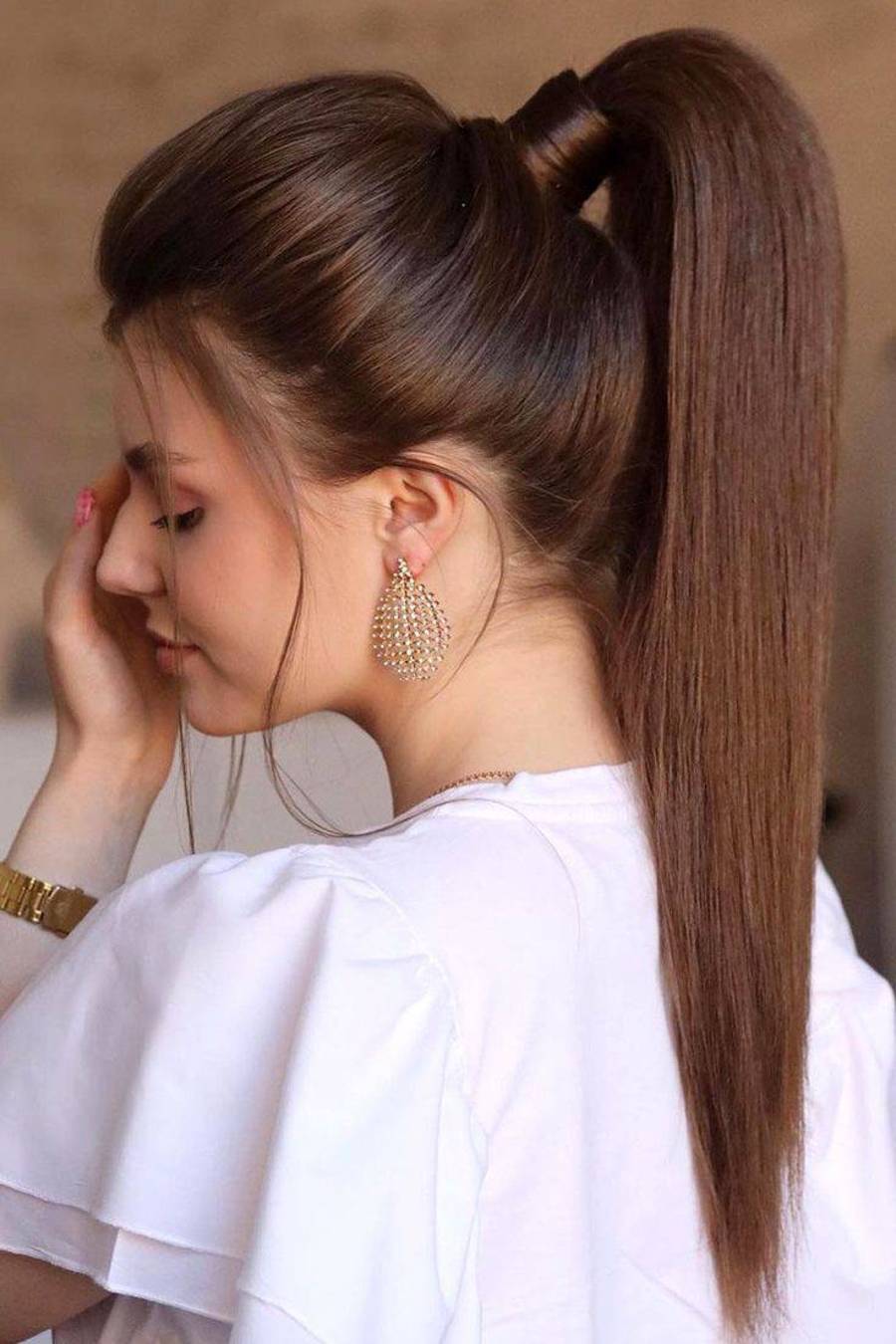 مدل موی دم اسبی شیک