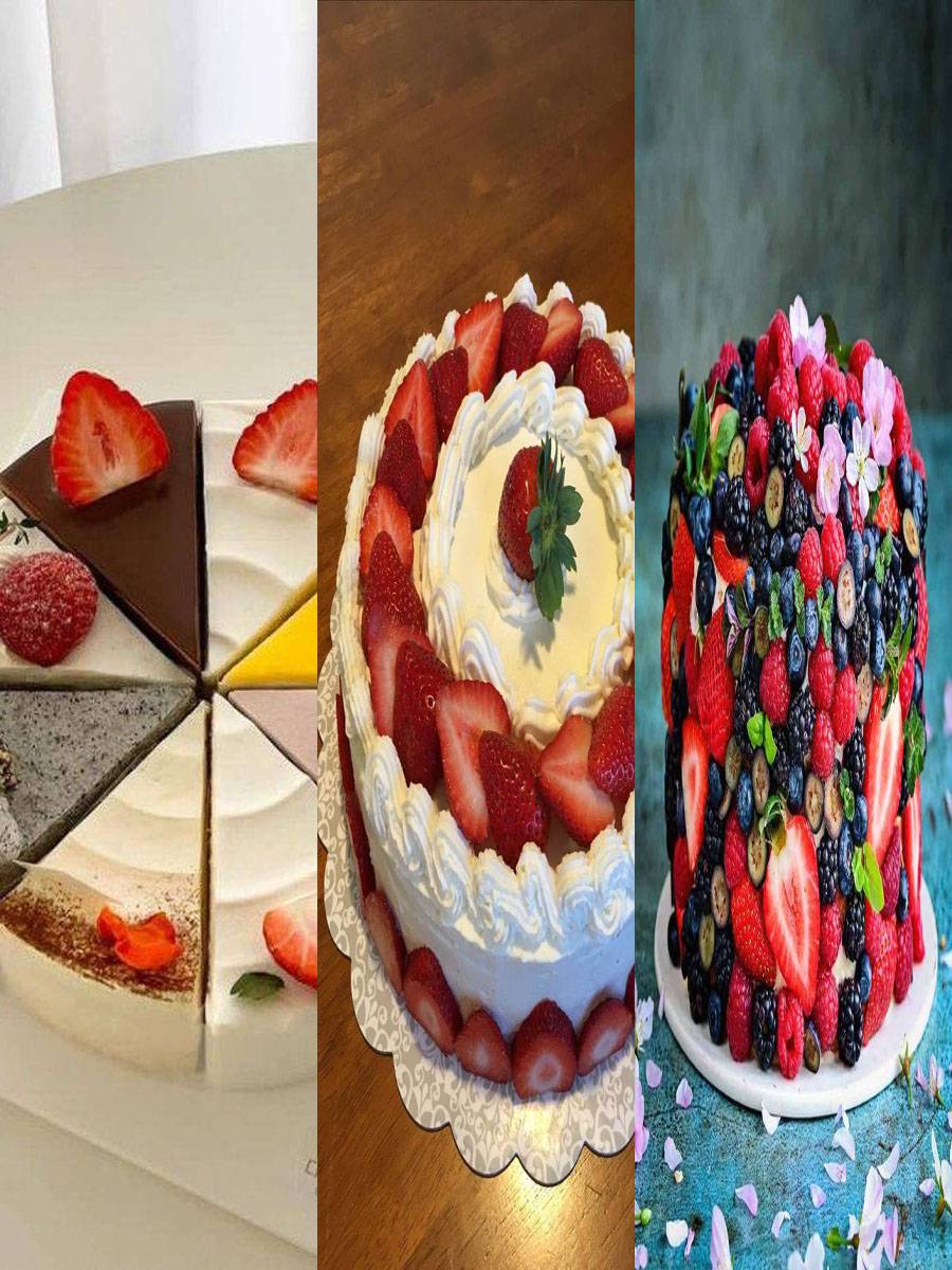  تزیین کیک با میوه 