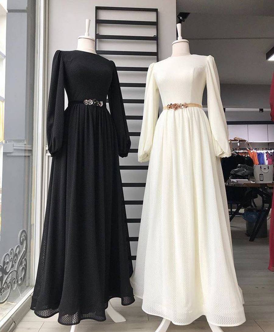 مدل لباس مهمانی پوشیده ساده