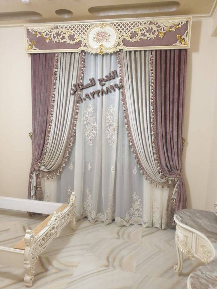 مدل پرده پذیرایی ساده