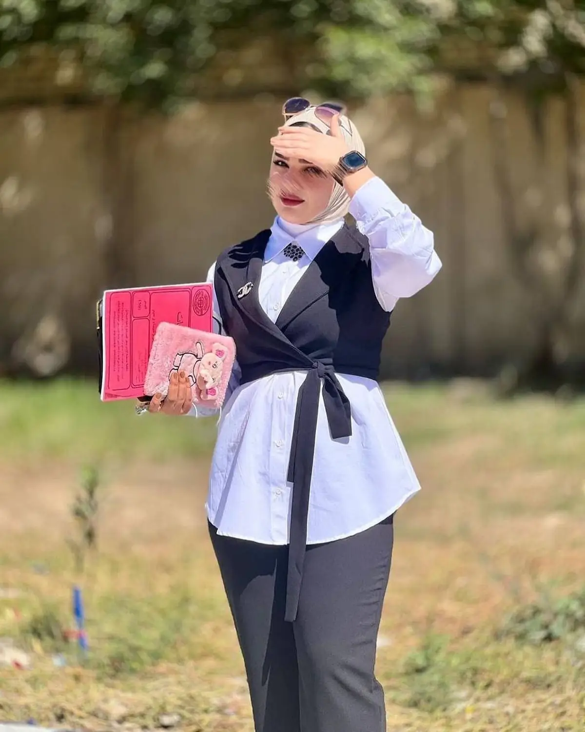 سارافون و شلوار گشاد 