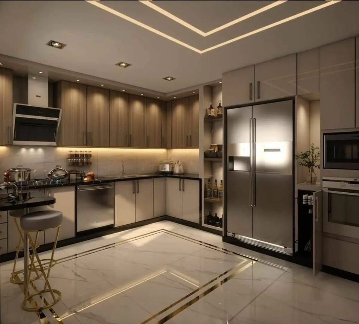 کابینت مدرن اروپایی