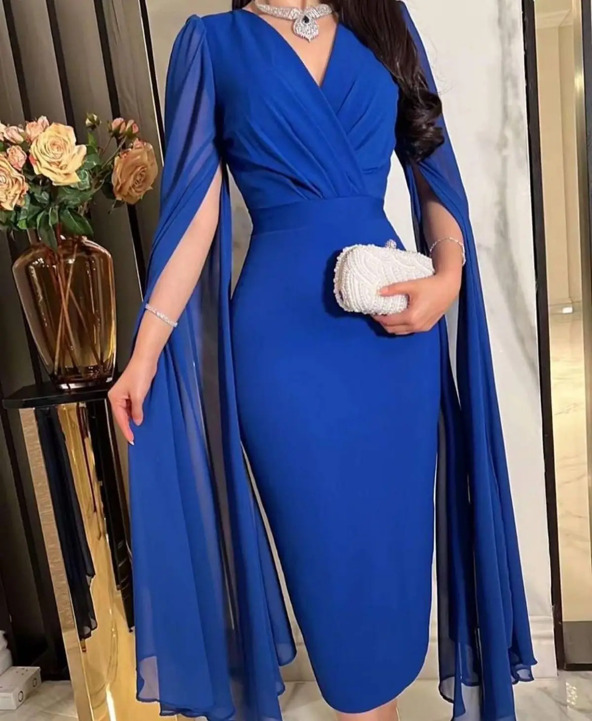 ماکسی مجلسی پوشیده 