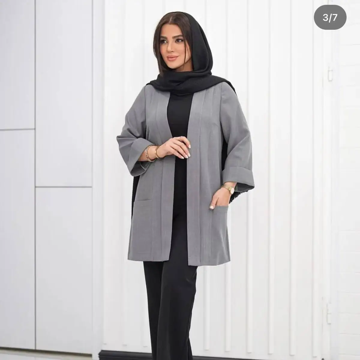 مدل مانتو جلو باز کتی 
