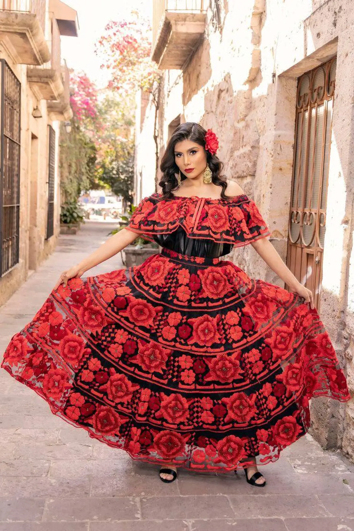 مدل لباس مکزیکی ساده و شیک زنانه 