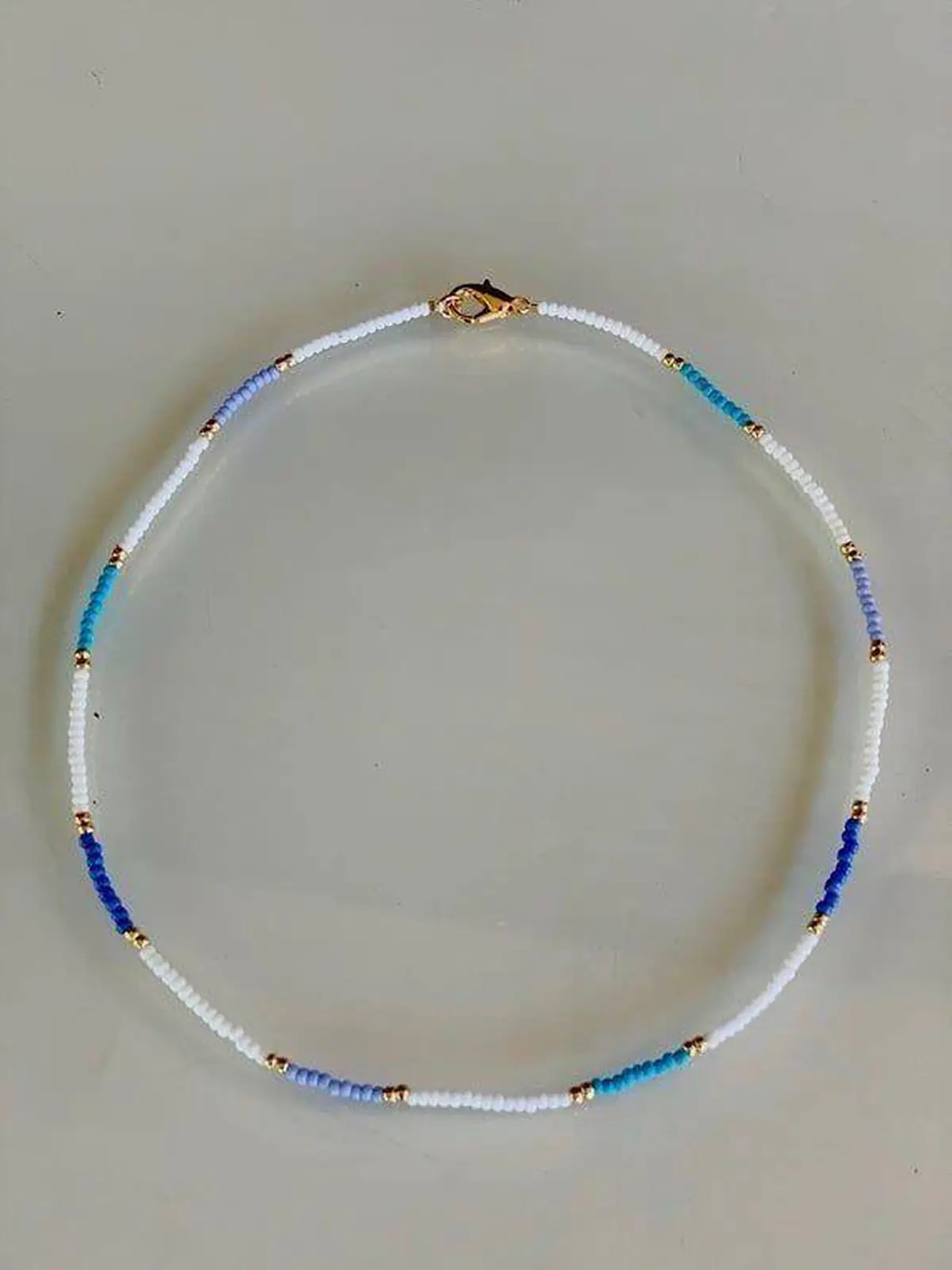 گردنبند مهره ای رنگی 