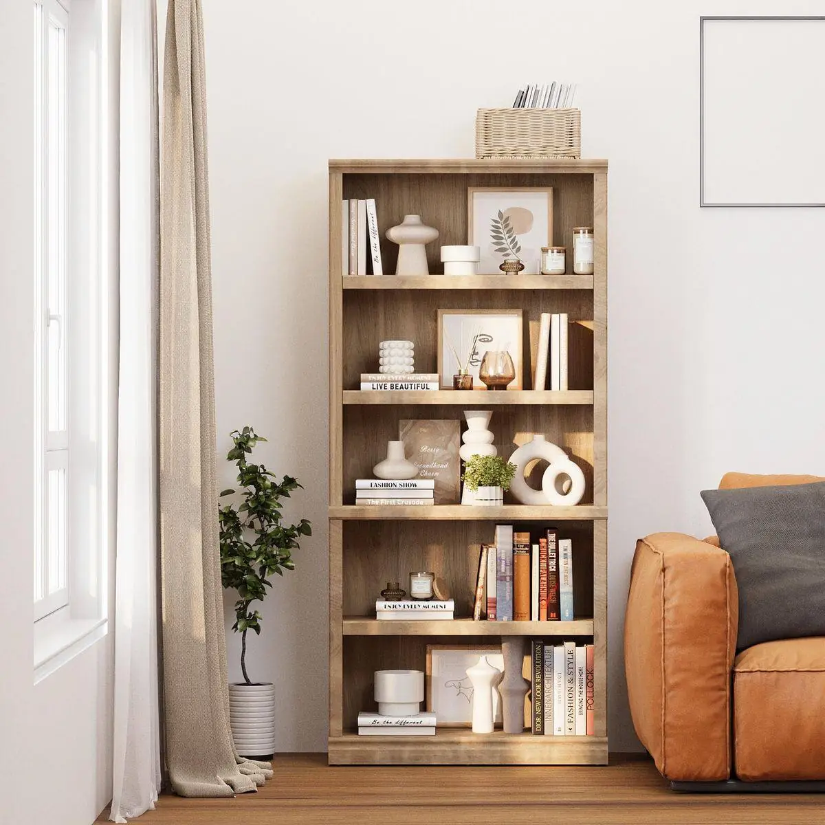 قفسه کتاب هندسی