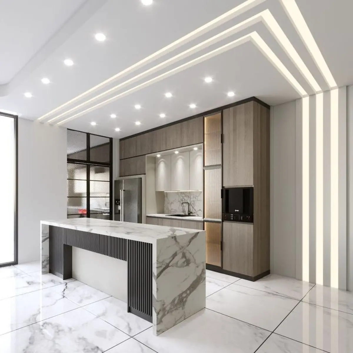 مدل کابینت جدید طرح ال 