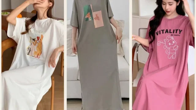 مدل تیشرت بلند خانگی دخترانه؛ این مدلها خیلی راحتن حتما ببینید و ایده بگیرید