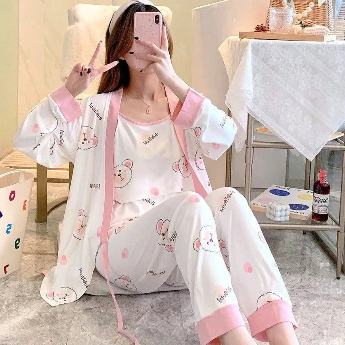 لباس خواب راحتی دخترانه 