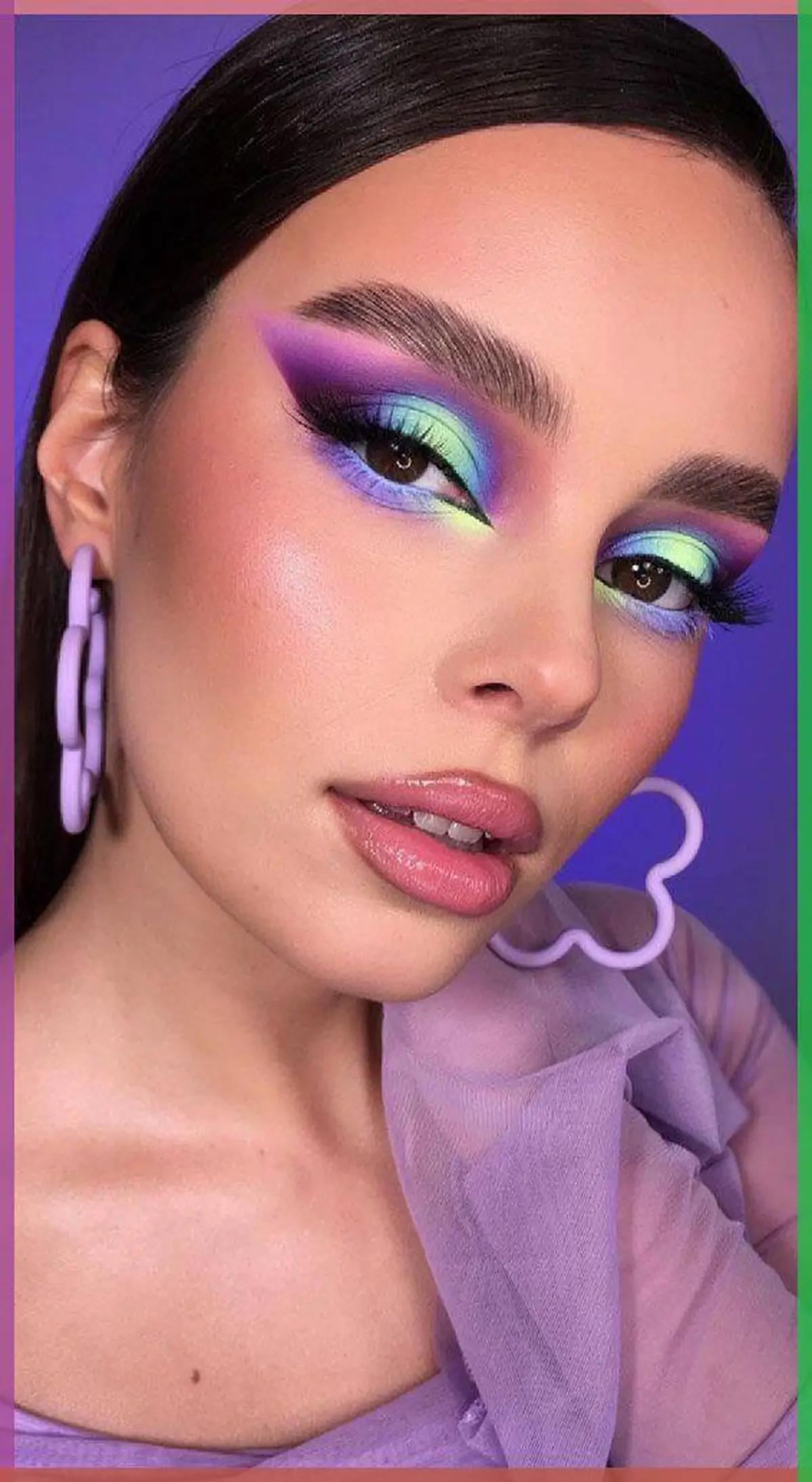 ارایش ترند خارجی چشم