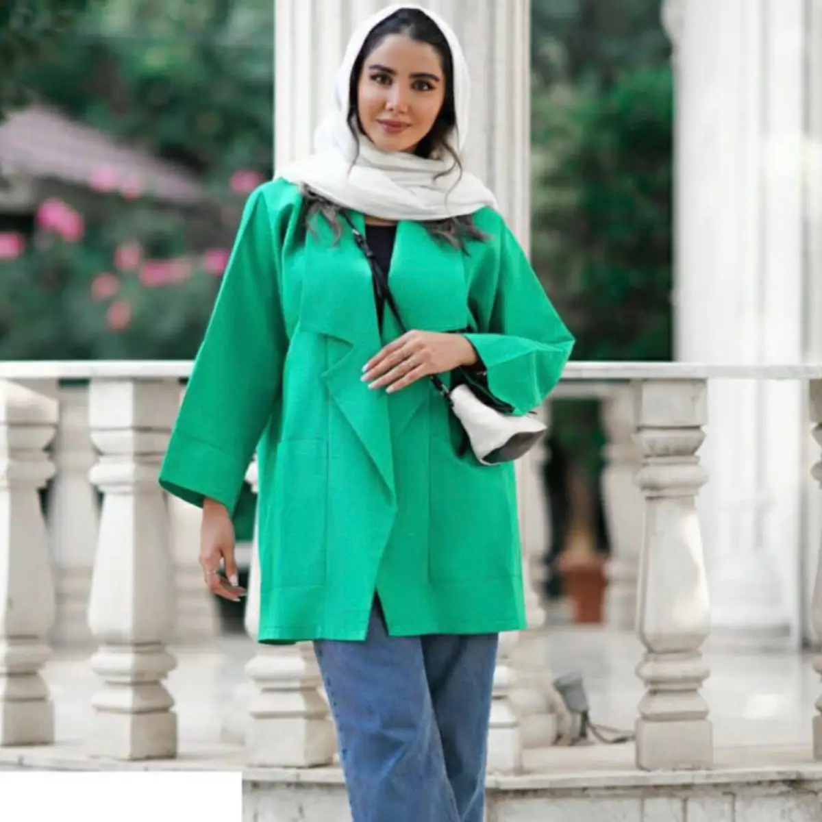 مانتو کتی سبز تابستانه