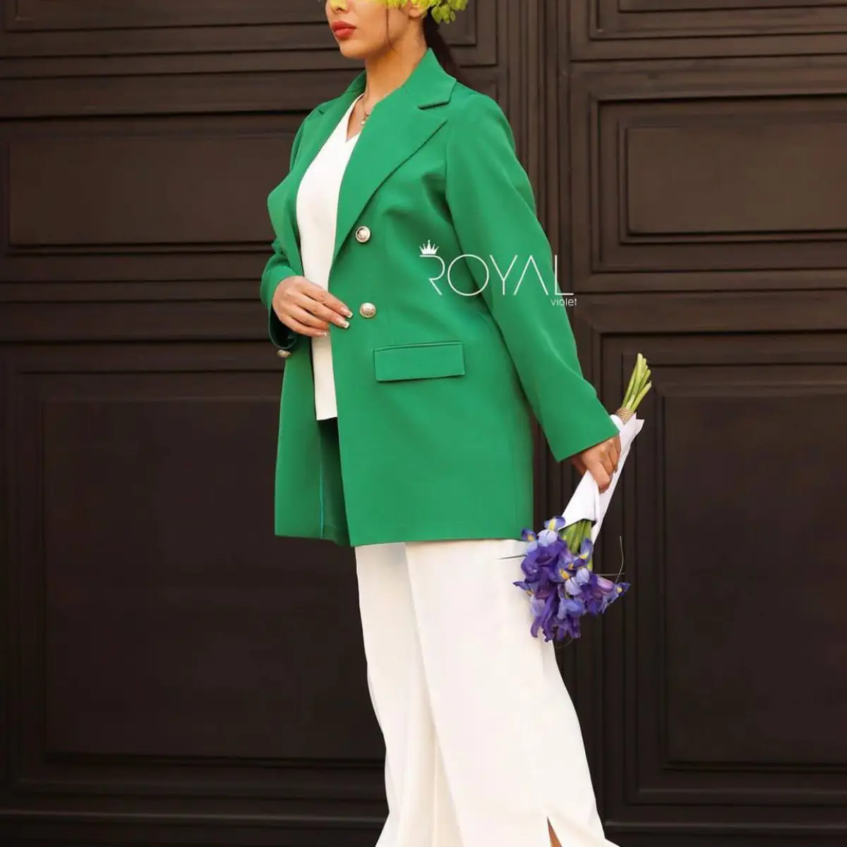 مانتو کتی سبز لاکچری
