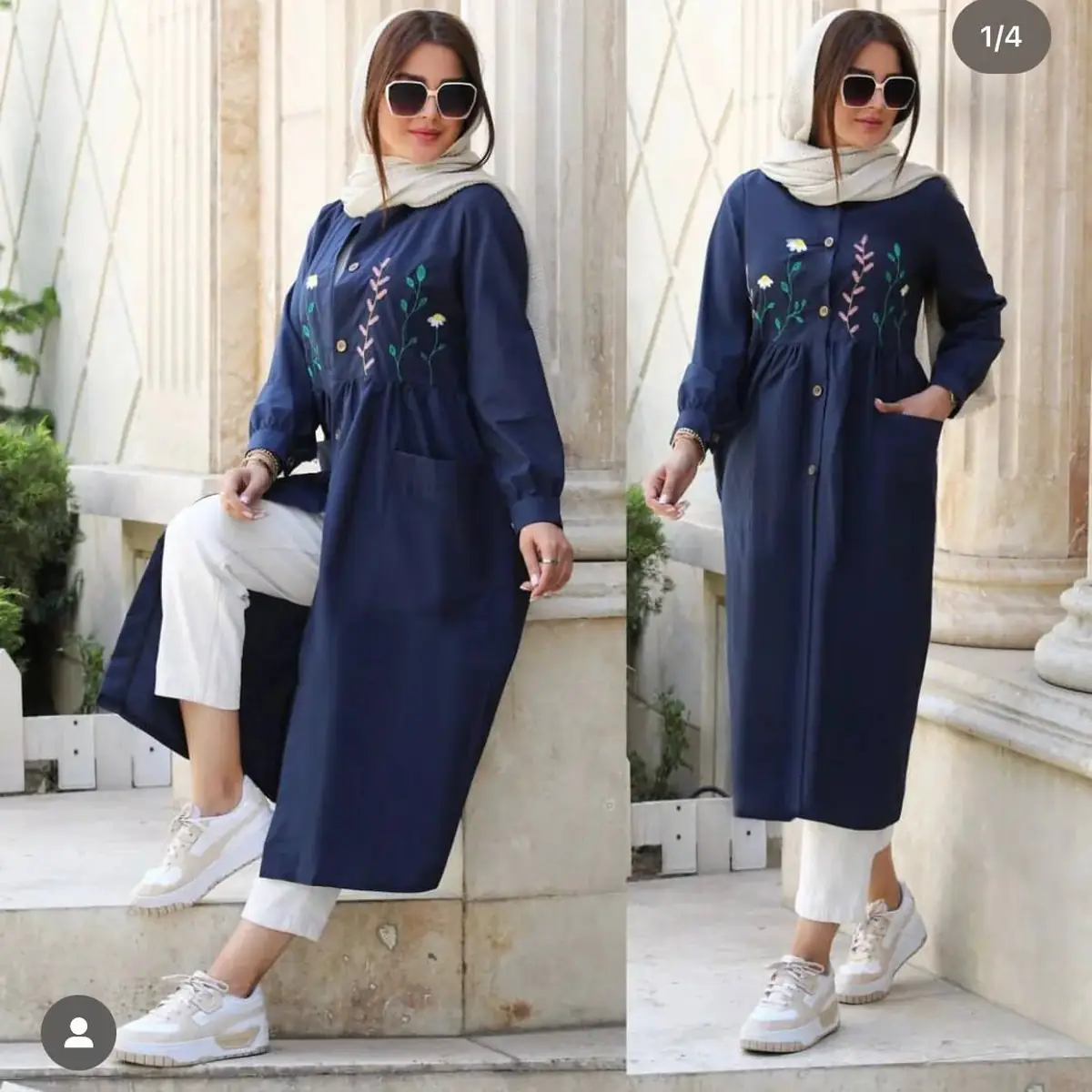 مدل مانتو گلدوزی برزیلی 