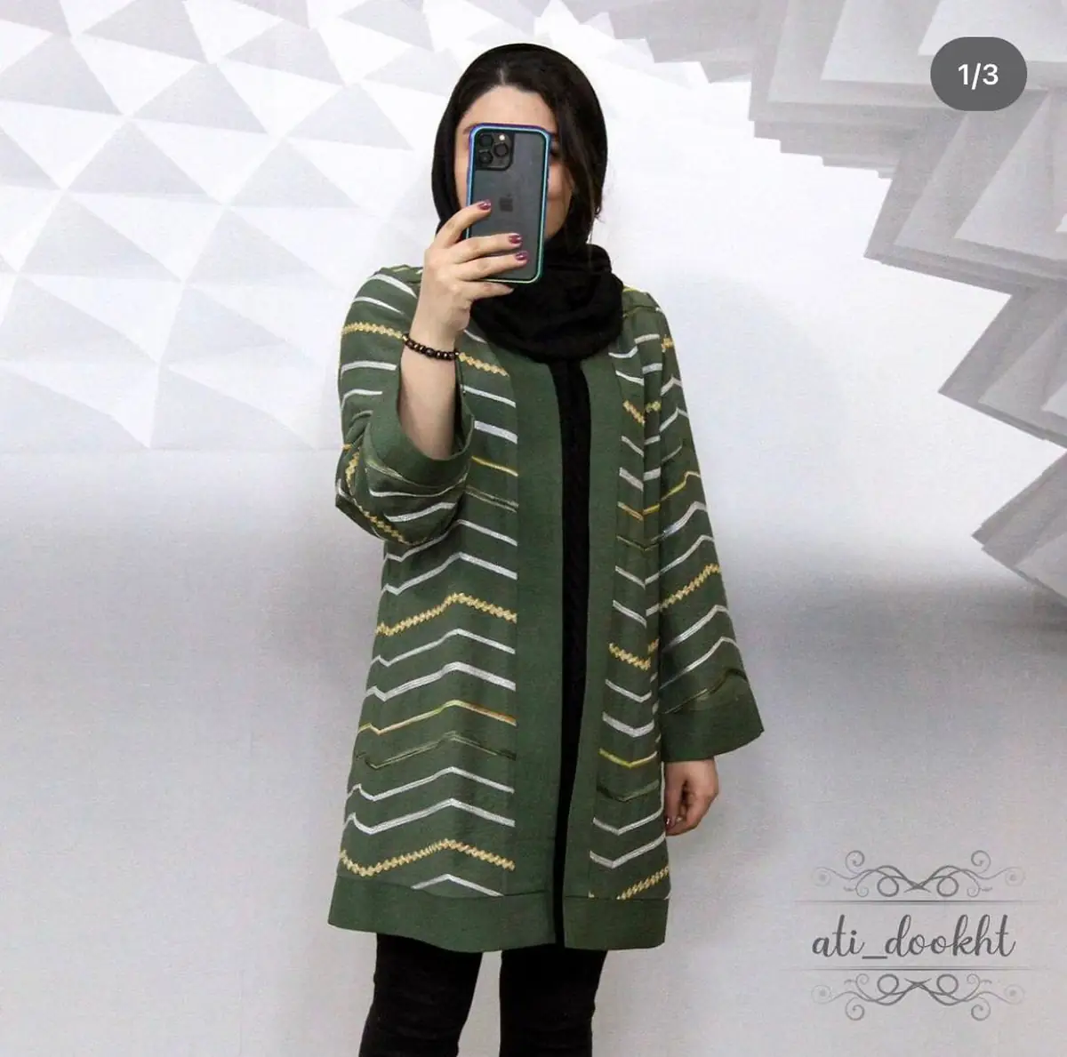 مانتو جلو باز ساده تابستانه 
