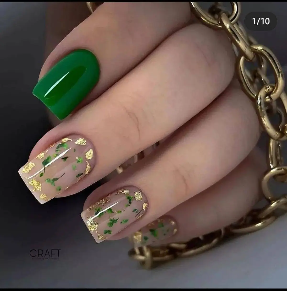 طراحی ناخن باکلاس ساده