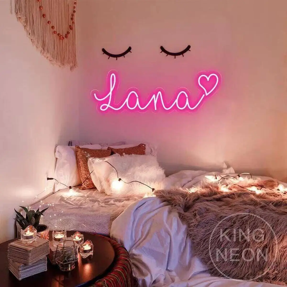 چراغ نئونی اسم 
