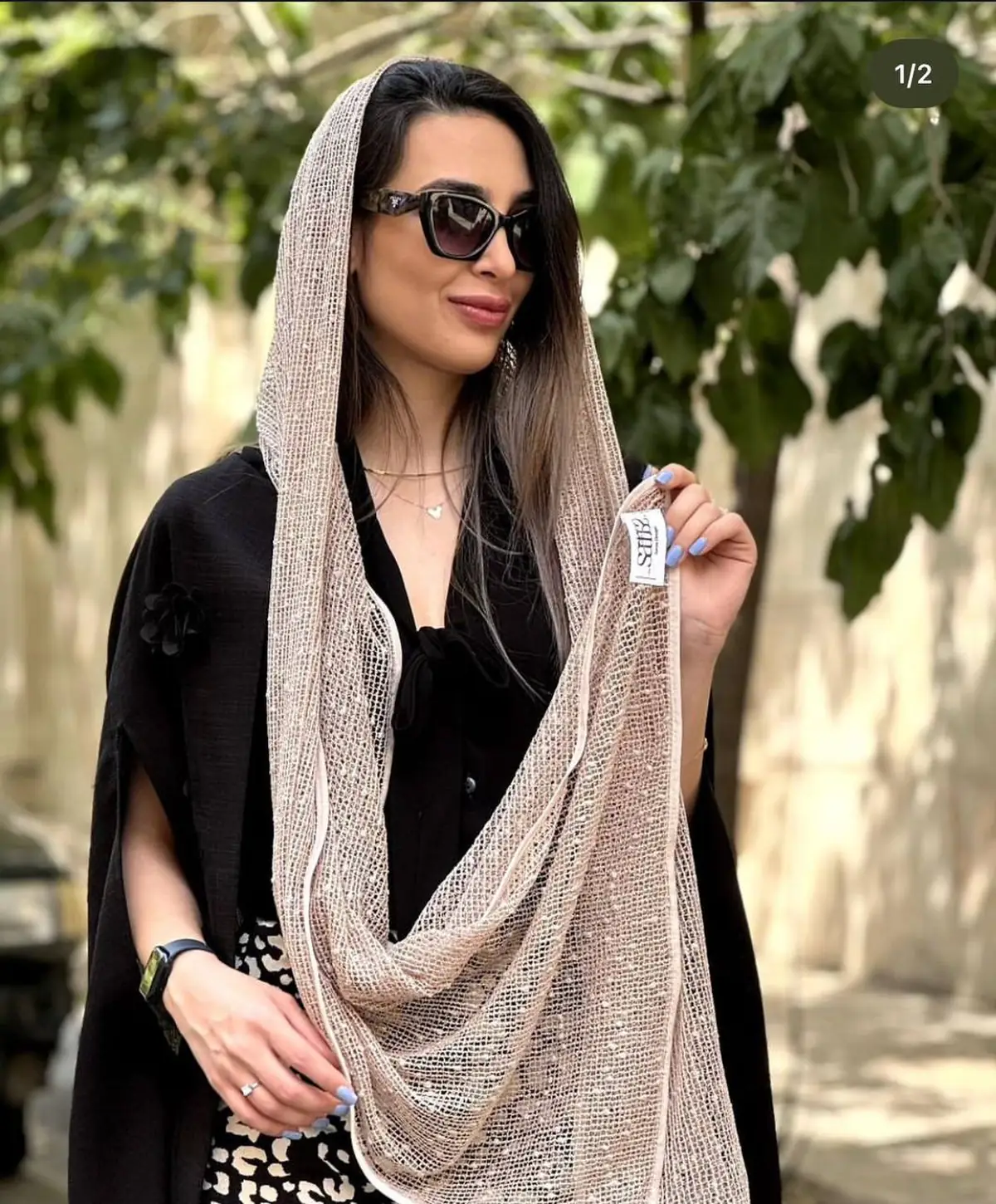 شال بلند شیک زنانه