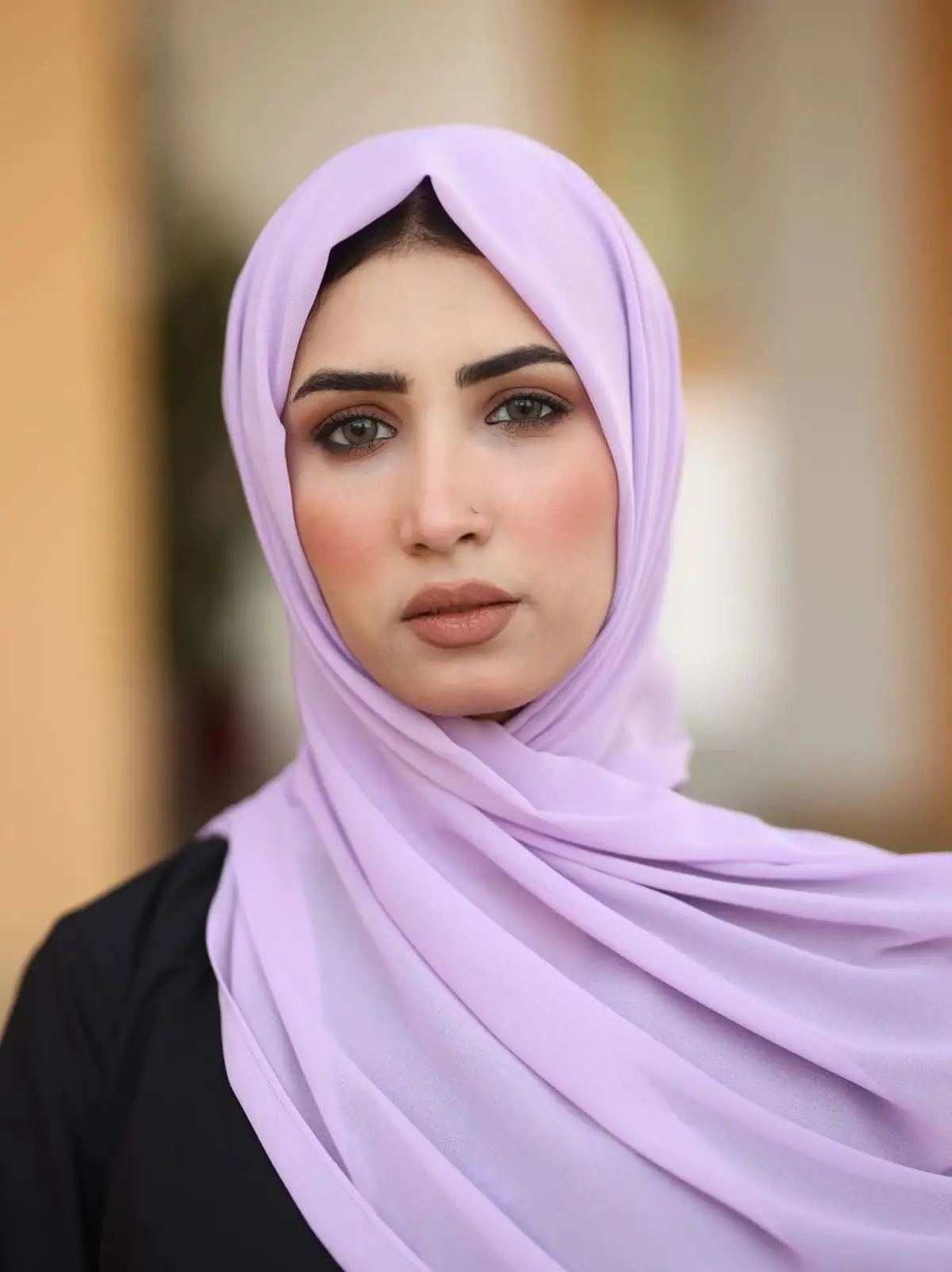 شال تابستانی بنفش