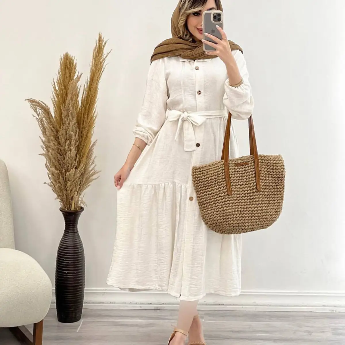 مدل لباس چین دار خانگی 