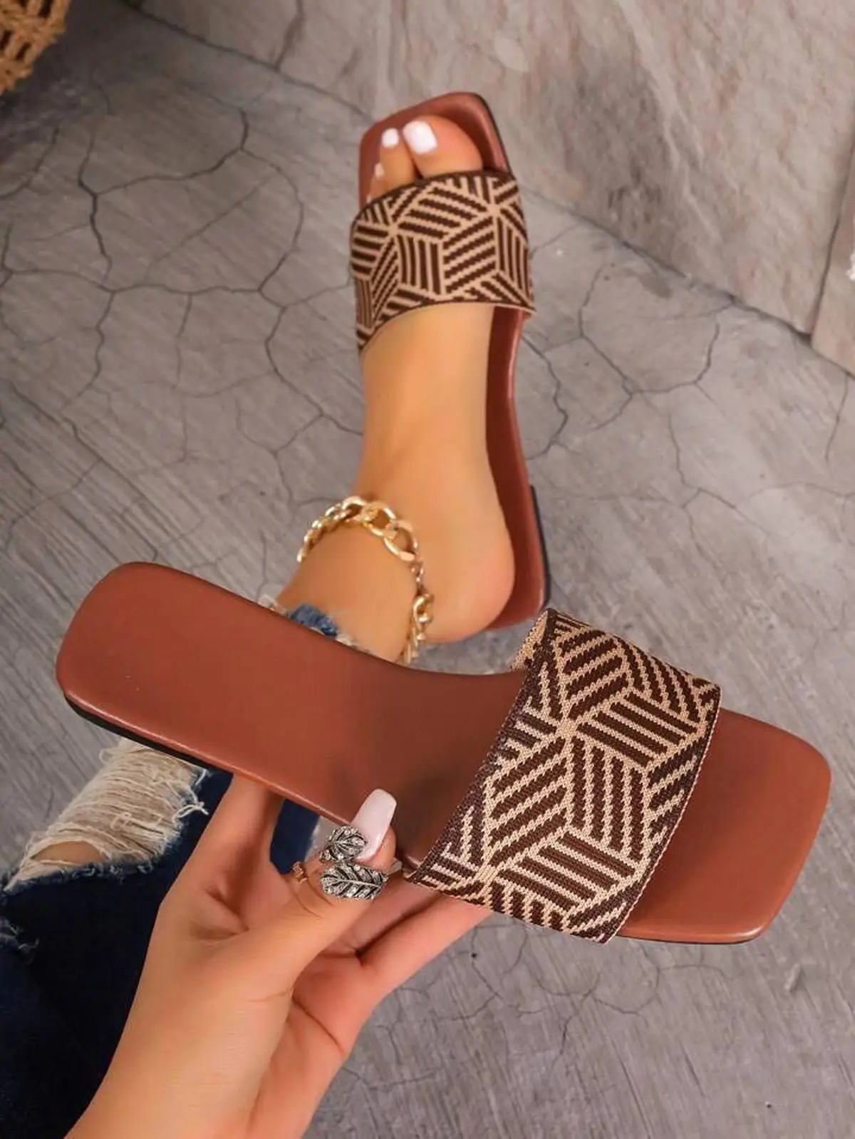 دمپایی روفرشی زنانه 