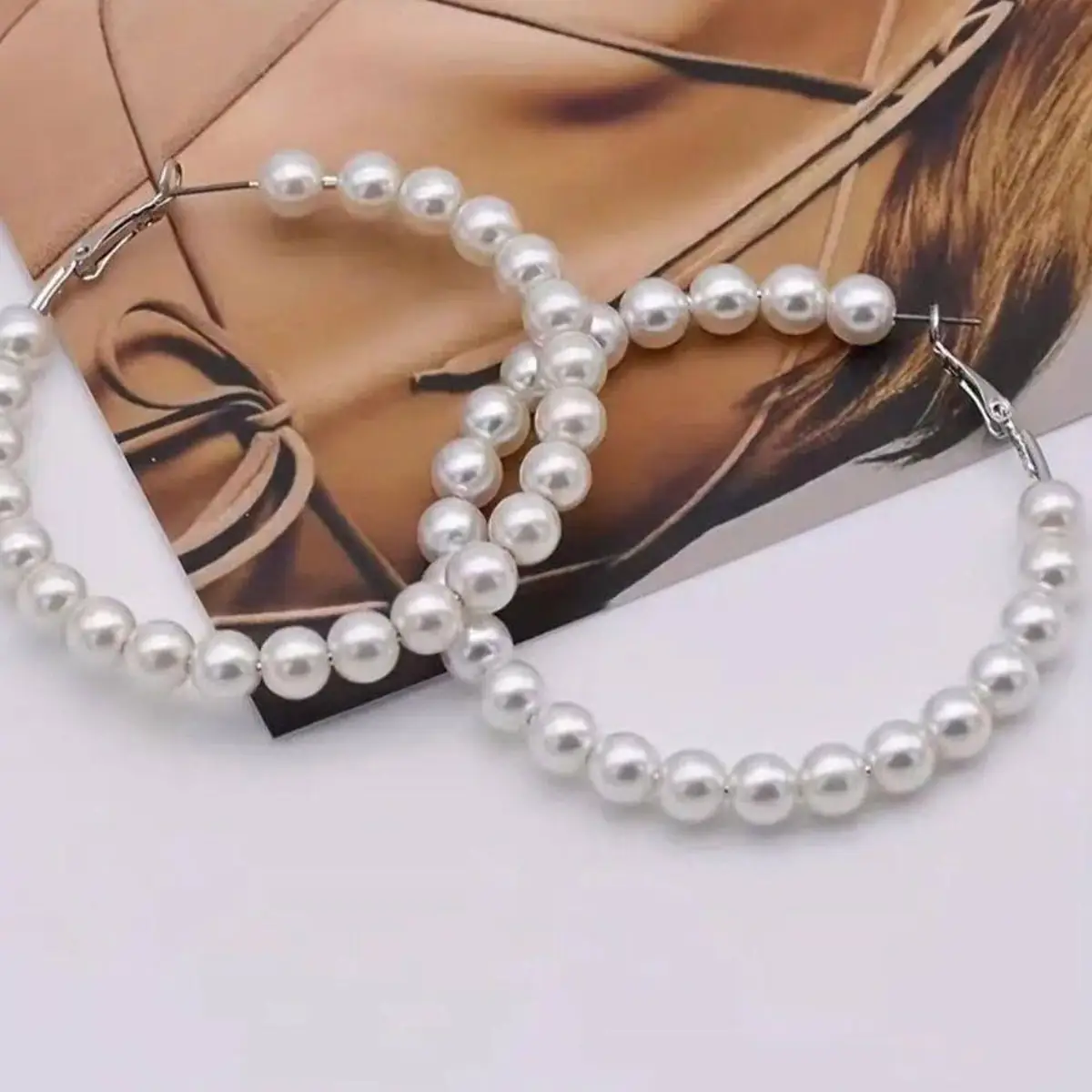 گوشواره مروارید ریز 