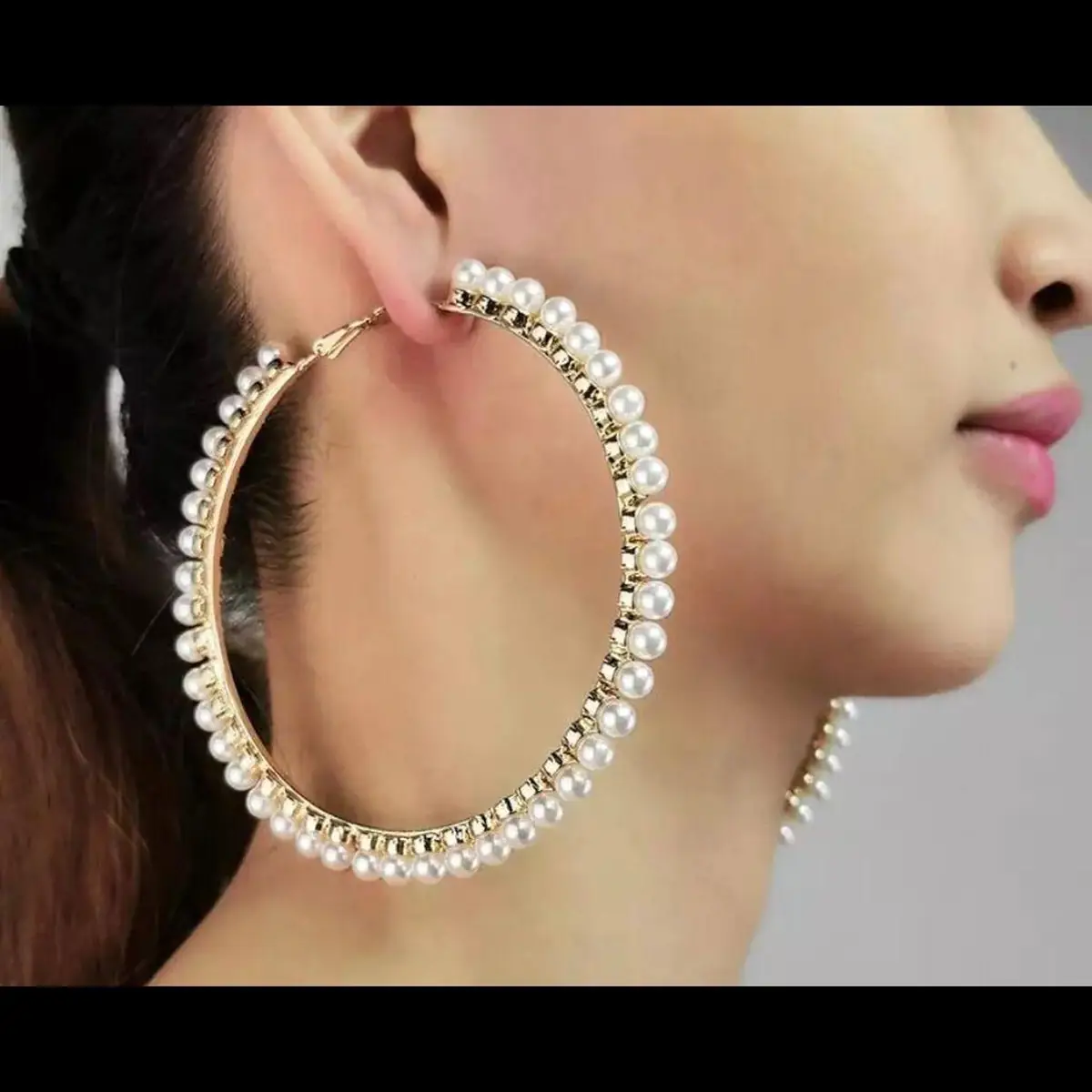 گوشواره مروارید ساده 