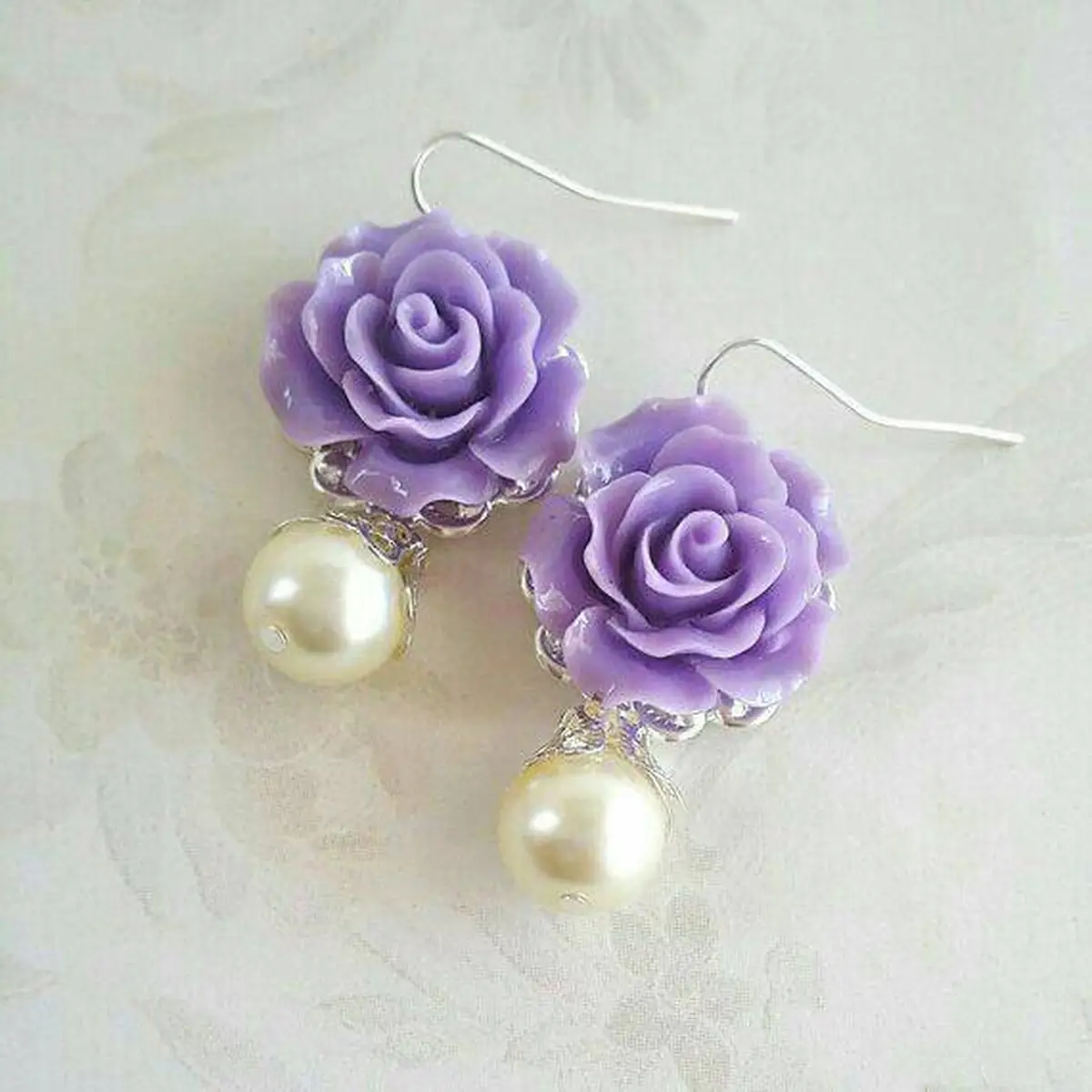 گوشواره دخترانه طرح گل 