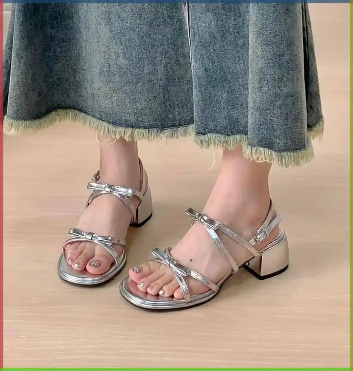 کفش دخترانه مجلسی بندی خاص