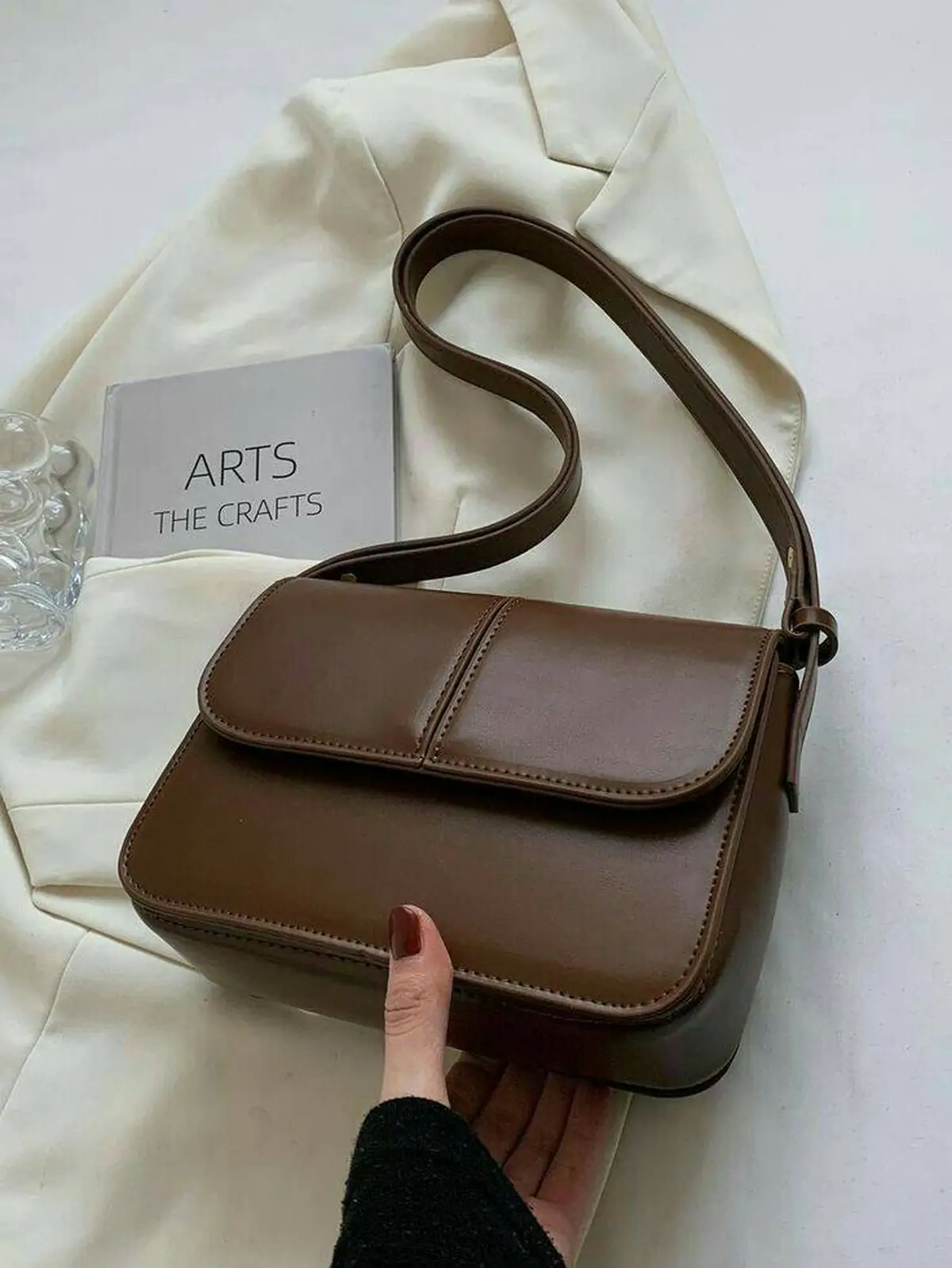 کیف قهوه ای شتری 