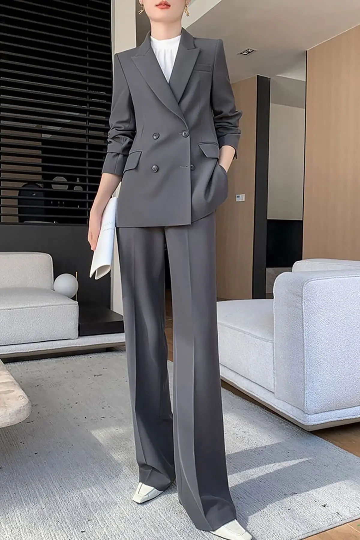 کت و شلوار اداری زنانه شیک 