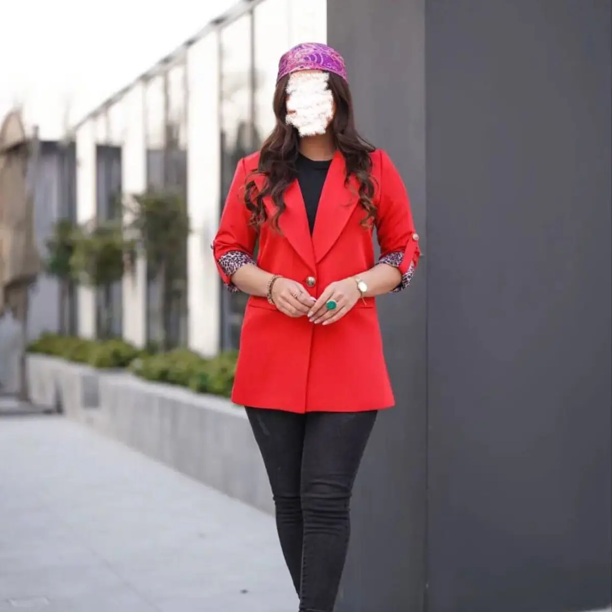 مانتو کتی قرمز ترند سال 
