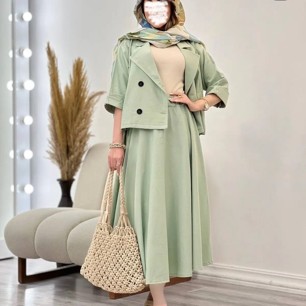 کالکشن کت دامن تابستانه زنانه