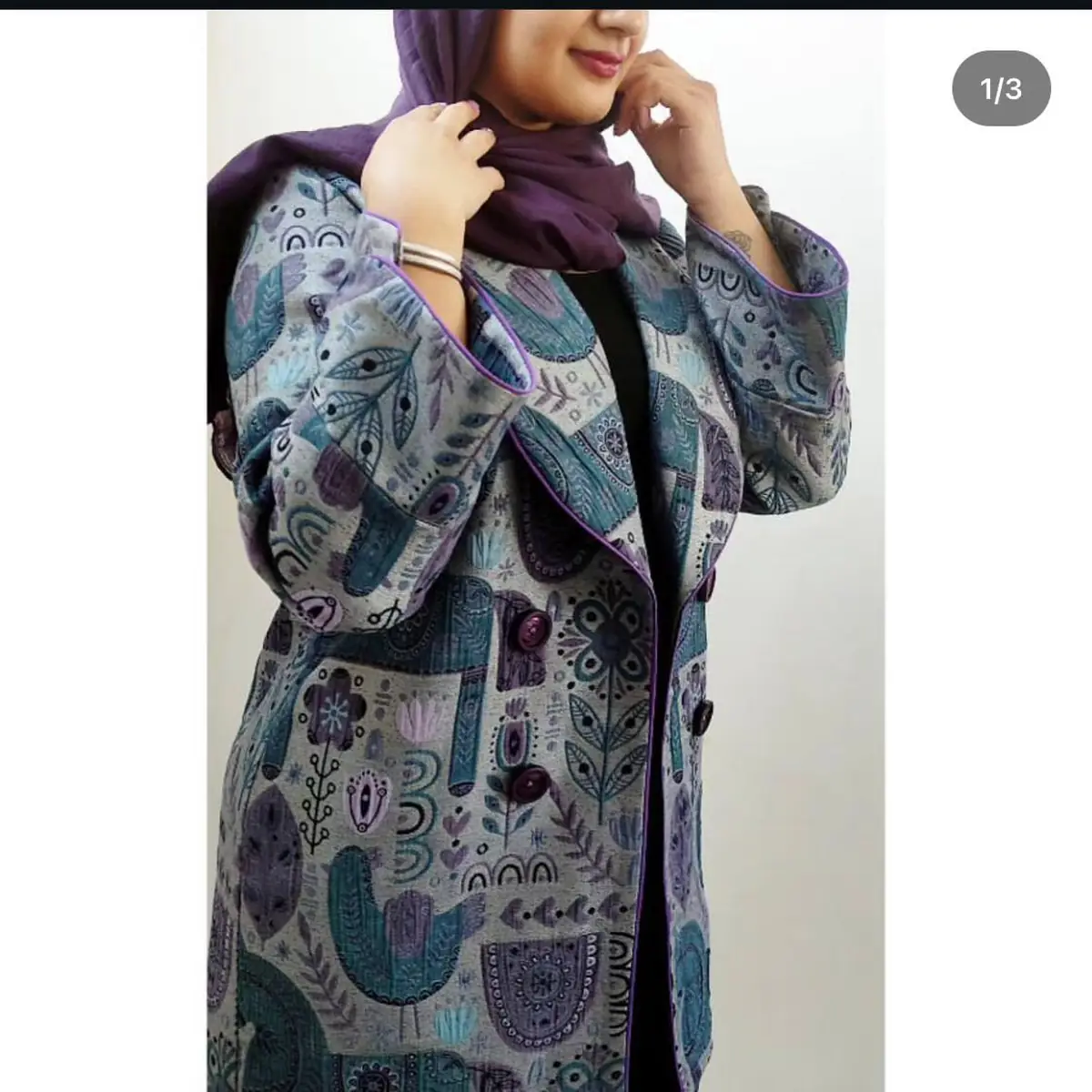 مدل مانتو ژاکارد مجلسی 