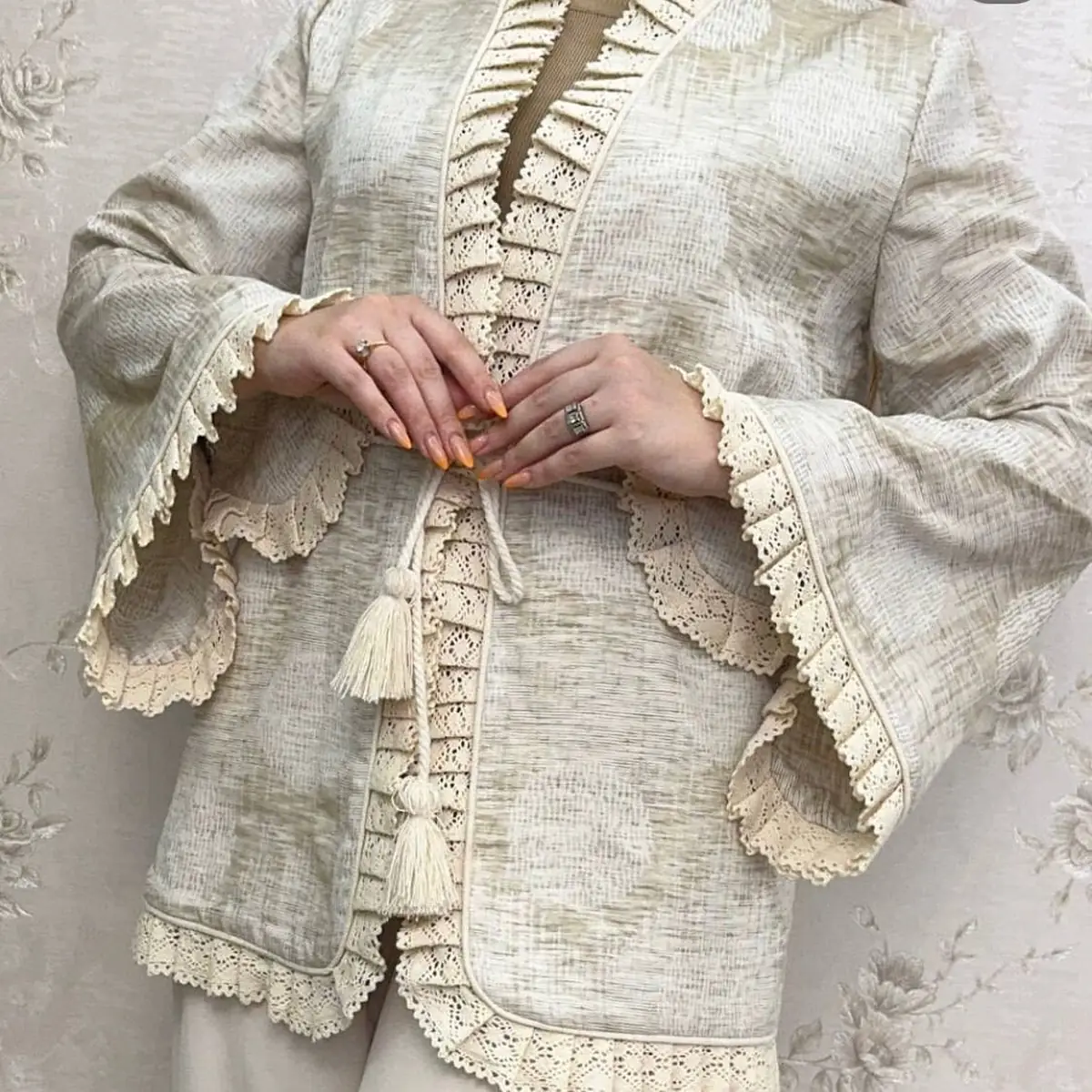 مدل مانتو ژاکارد مشکی 