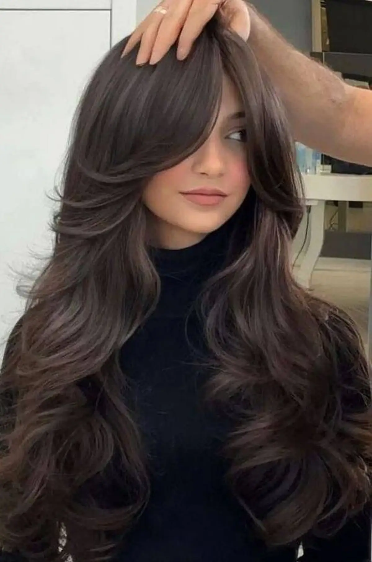 مدل موی پروانه ای مشکی