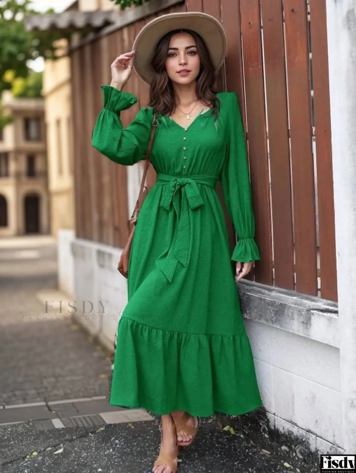 مدل پیراهن چین دار بلند 