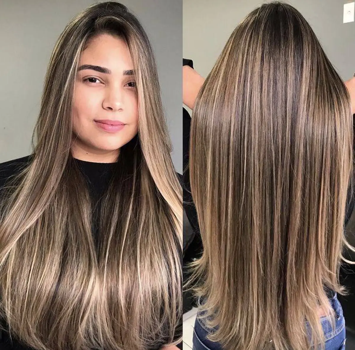 رنگ و مش قهوه ای تیره 